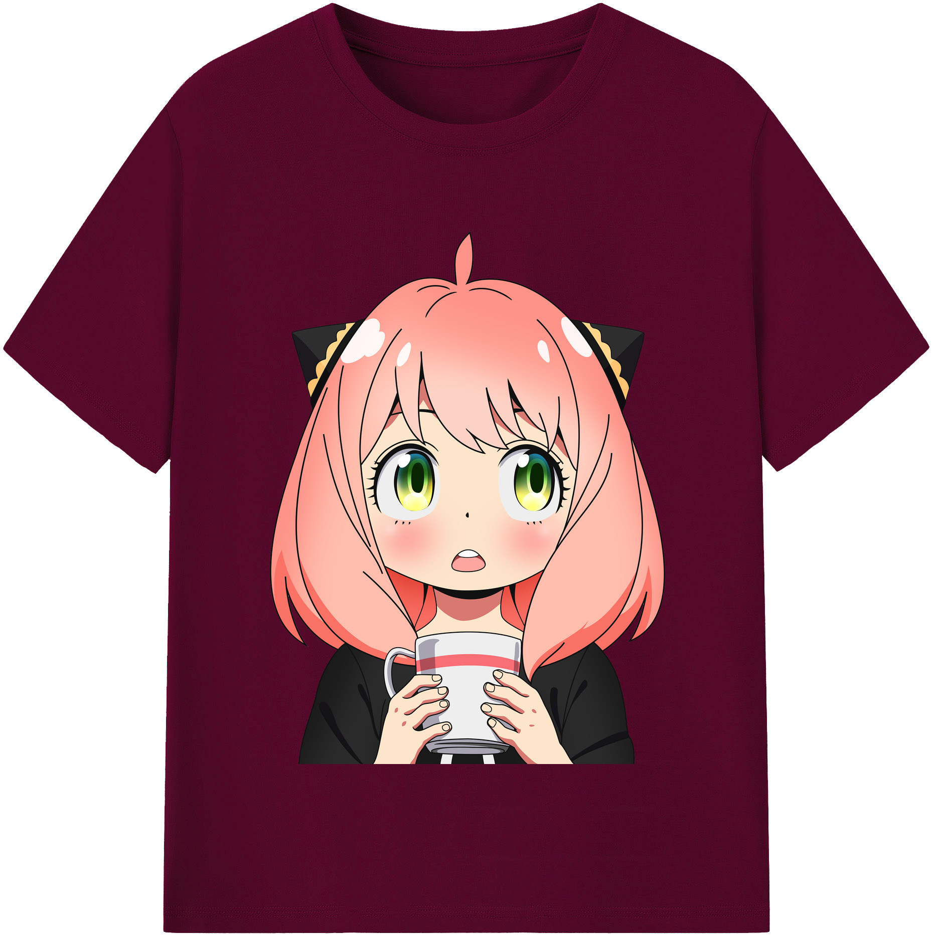 （画像用） SPY×FAMILY间谍家家酒 レディースカジュアルプリントTシャツ（綿100％）